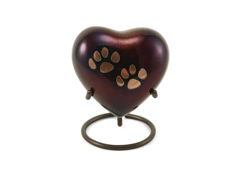 Keepsake Heart - Odyssey Double Paw Raku Image